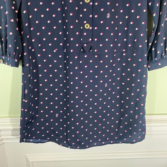 Juicy Couture Y2k Cosmic Polka Dot Mini Dress Shirt Dress Size XS🔥 - Picture 3 of 6